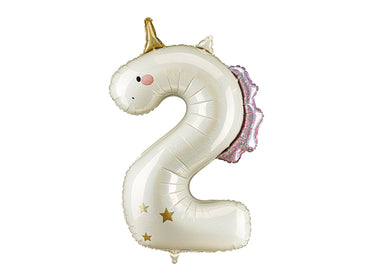 Balon Folie numar - Unicorn