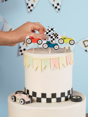 Lumânări aniversare „Racing Cars”