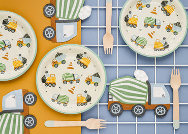 Set 6 farfurii Party Deco, Hartie, Multicolor