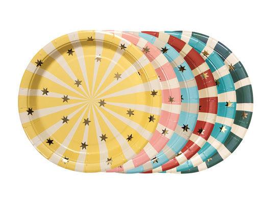 Farfurii din hârtie „Circus Stripes”