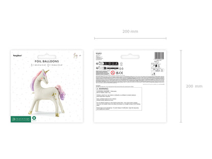 Balon din folie in forma de unicorn