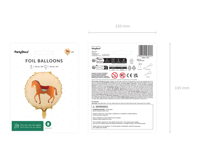 Foil Balloon Horse