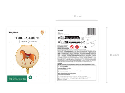 Foil Balloon Horse