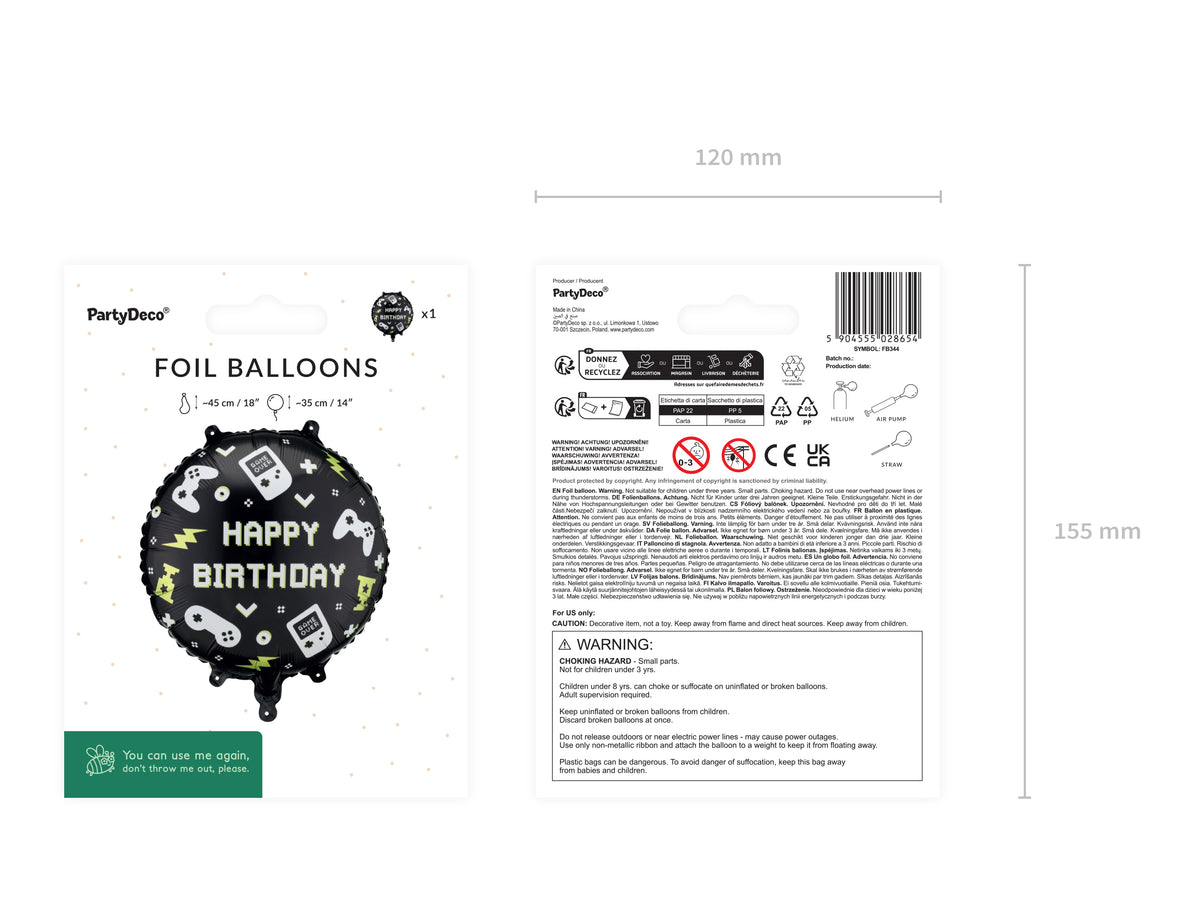 Balon Folie Happy Birthday