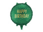 Foil balloon tablet Happy Birthday, 35x35 cm, cream