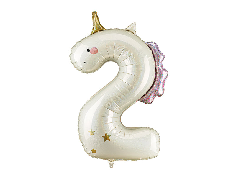 Balon Folie numar - Unicorn