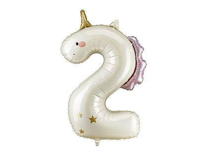 Balon Folie numar - Unicorn