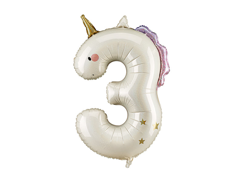 Balon Folie numar - Unicorn