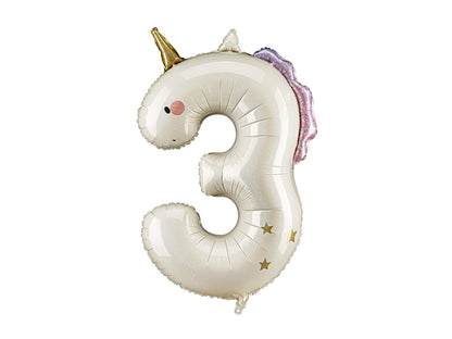 Balon Folie numar - Unicorn