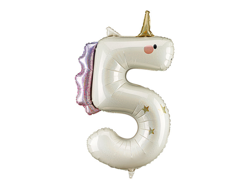Balon Folie numar - Unicorn