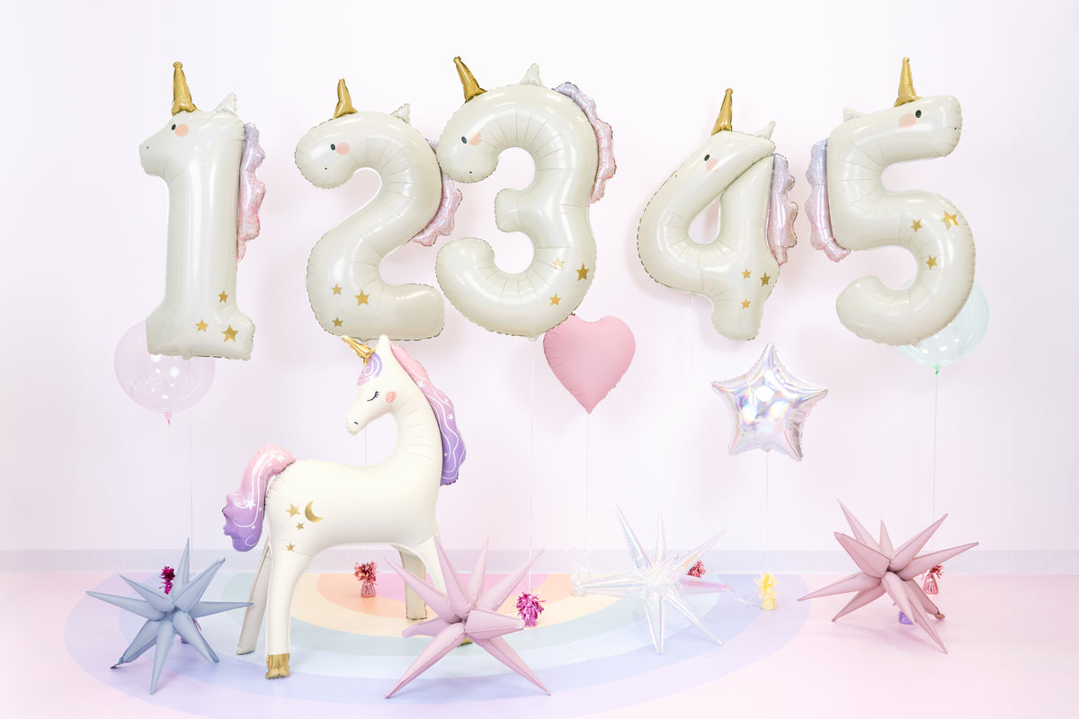 Balon Folie numar - Unicorn