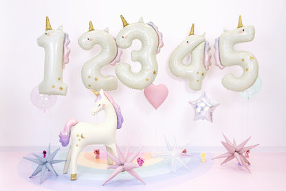Balon Folie numar - Unicorn