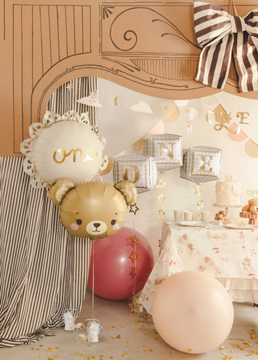 Foil balloon Bear, 56x40 cm, mix