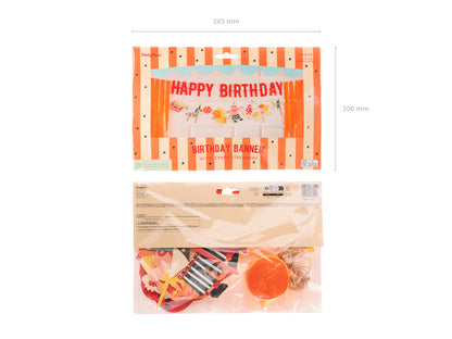 Banner „Happy Birthday Circus”