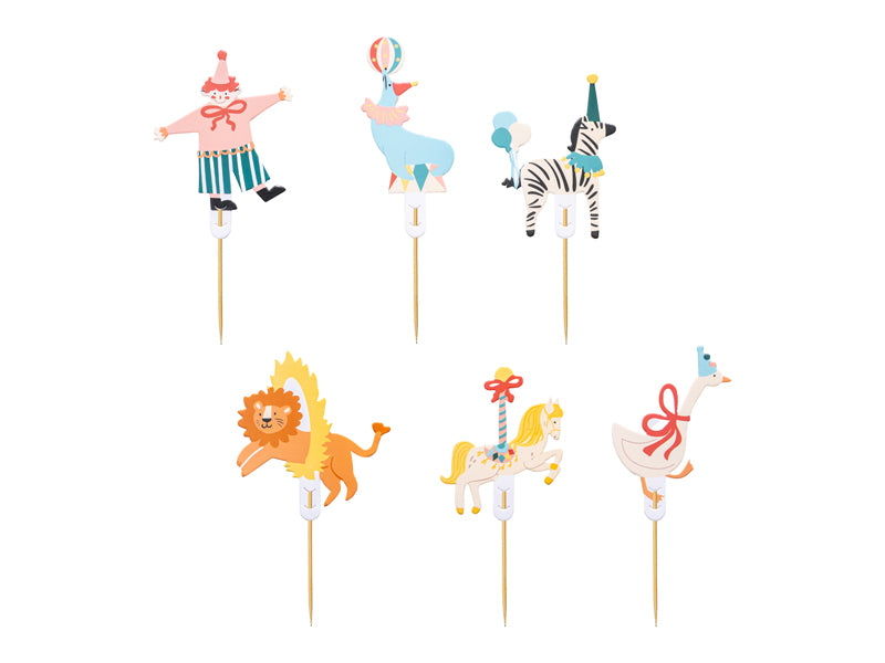Topper-e pentru cupcakes „Circus”