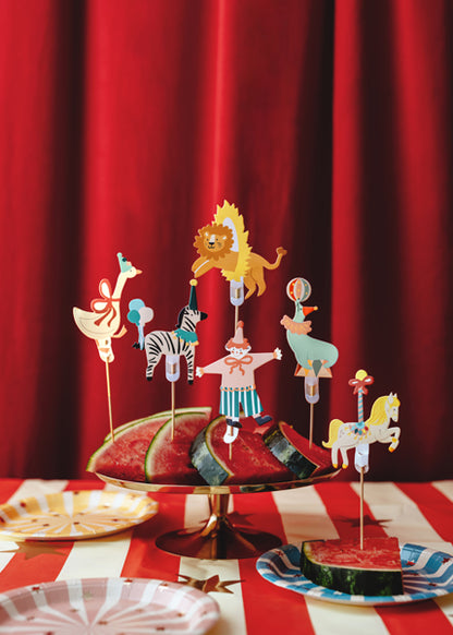 Topper-e pentru cupcakes „Circus”