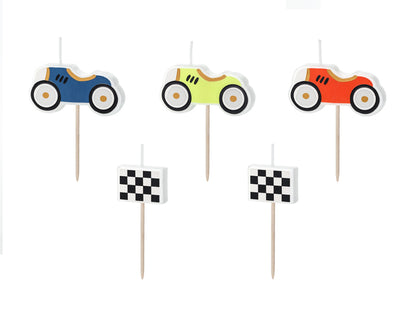 Lumânări aniversare „Racing Cars”