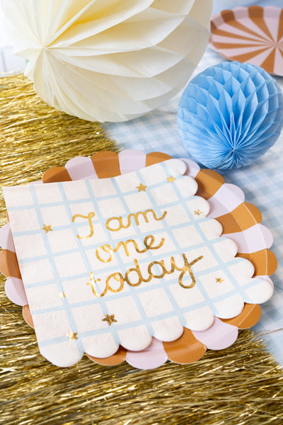 Șervețele „I am one today Teddy Bear”