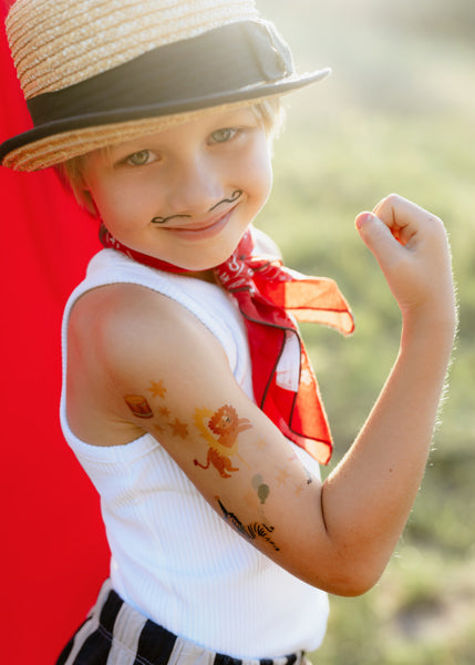 Tatuaje temporare lavabile tema „Circus”