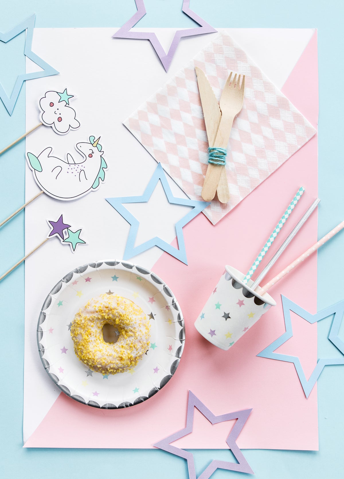 Farfurii „Unicorn - Stars”